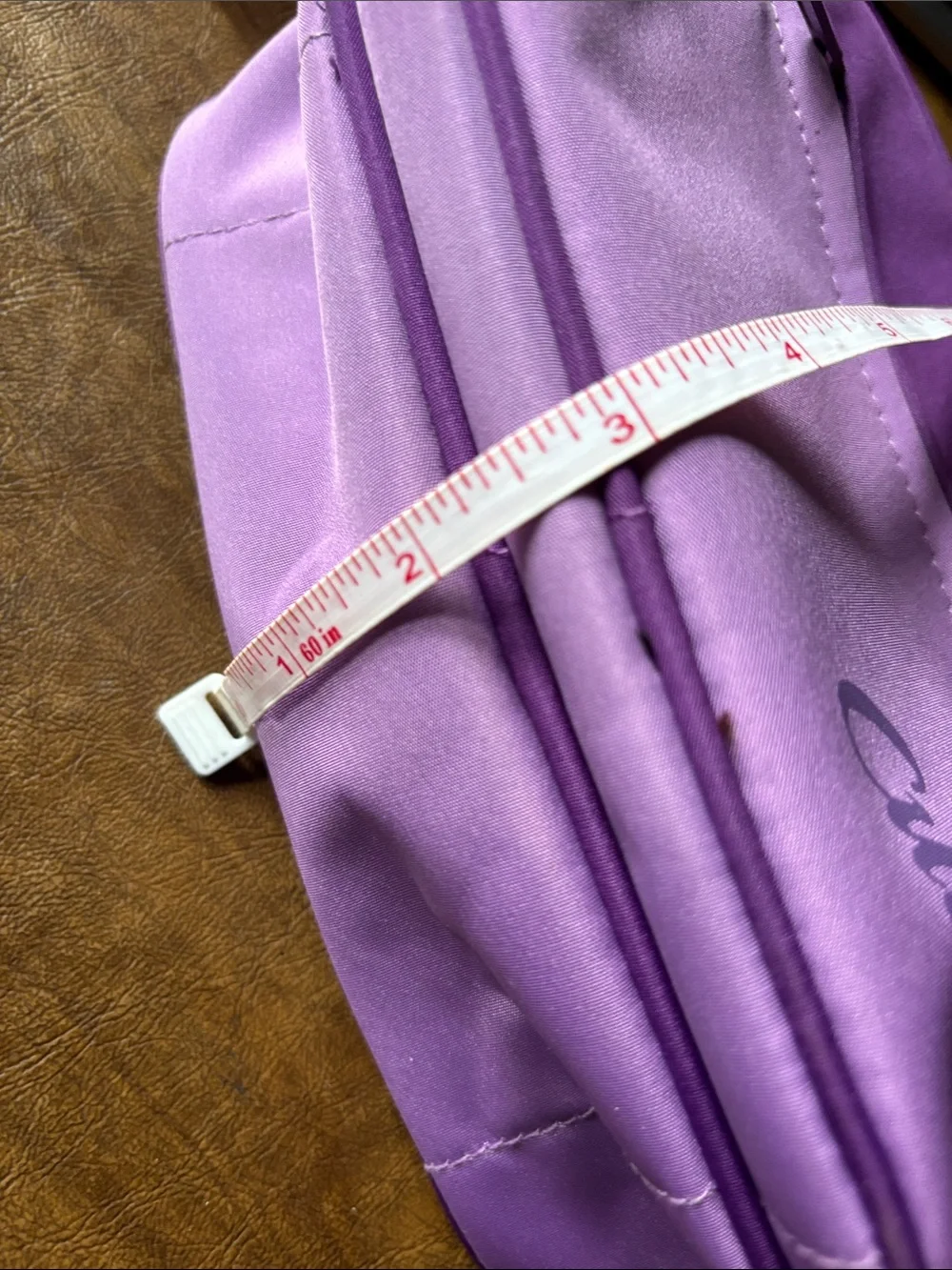 Avon Curves Purple Travel Cosmetic Pouch
